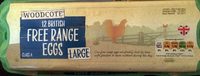 12 British free range eggs
