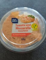 Tomate und mozzarella  Brotaufstrich