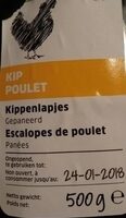 Escalopes de poulet panées