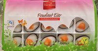 Fondant Eier Zartbitterschokolade