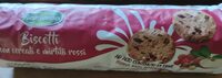 Biscotti cereali e mirtilli rossi