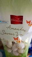 Amandes enrobées de chocolat blanc saveur Vanille