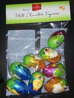 Milk chocolate figures