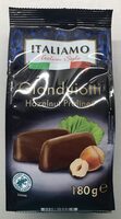 Čokoládové bonbony s lískooříškovou náplní
