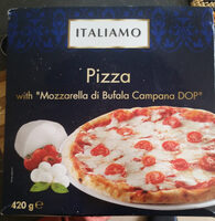 Pizza with "Mozzarella di Bufala Campana DOP"
