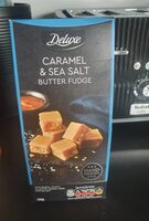 Caramel & sea salt butter fudge