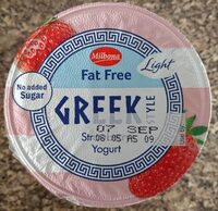 Fat Free Greek Style Strawberry Yogurt