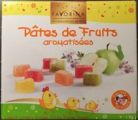 Pâtes de fruits aromatisées