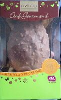 Oeuf gourmand lait & éclats de caramel
