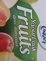 Yaourt aux fruits avec morceaux