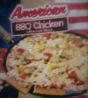Pizza BBQ chicken américan style