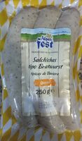 Salchichas tipo Bratwurst con queso