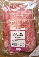 Boerenmetworst gerookt