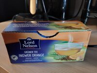 Grüner Tee Ingwer-Orange