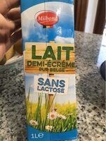 Lait demi-écrémé sans lactose