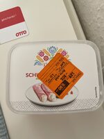 Schinkenröllchen gefüllt mit Meerrettich in Aspik