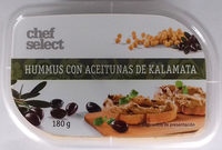 Hummus con aceitunas de Kalamata