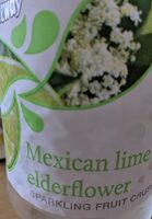 Mexican Lime & elderflower sparkling fruit crush