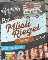 Müsliriegel ohne Zuckerzusatz - Schoko