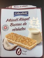 6 Barres de céréales