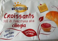Croissant 30% di farcitura alla ciliegia