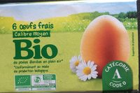 6 oeufs frais moyen