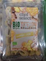 Tortelloni rellenos garbanzos y jengibre