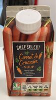 Carrot and coriander soup