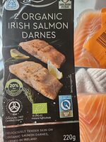 Organic irish salmon darnes