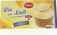 Riz au lait saveur vanille