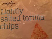 Lightly salted tortilla chips