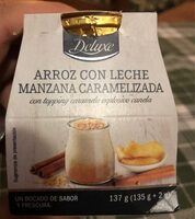 Arroz con leche manzana caramelizada