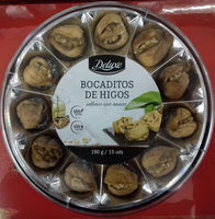 Bocaditos de higos rellenos con nueces