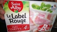 Le label rouge avec couenne