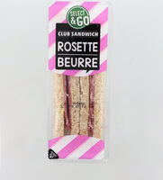 Club sandwich rosette beurre