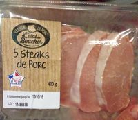 5 Steaks de porc