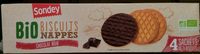 Biscuits nappés chocolat noir bio
