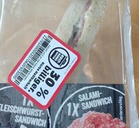 Sandwich-Trio - Eiaufstrich, Fleischwurst, Salami