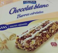 Barres Céréales Chocolat Blanc