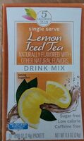 Lemon iced tea