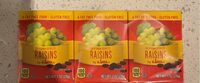 California seedless raisins