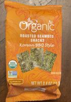 Organic Roasted Seaweed Snacks Korean BBQ Style