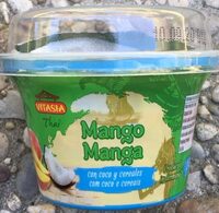 Mango con coco y cereales