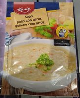 Sopa pollo con arroz