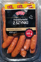 Frankfurterki z szynki