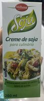 Soja Creme de soja para culinária