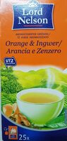 Te verde aromatizzato arancia e zenzero