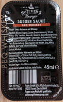 Burger Sauce BBQ Whiskey