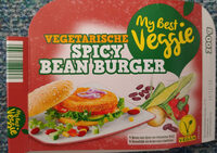Spicy bean burger