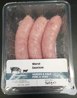 Saucisses porc et veau